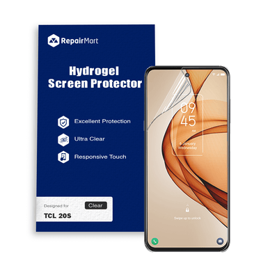 TCL 20S Compatible Premium Hydrogel Screen Protector With Full Coverage Ultra HD